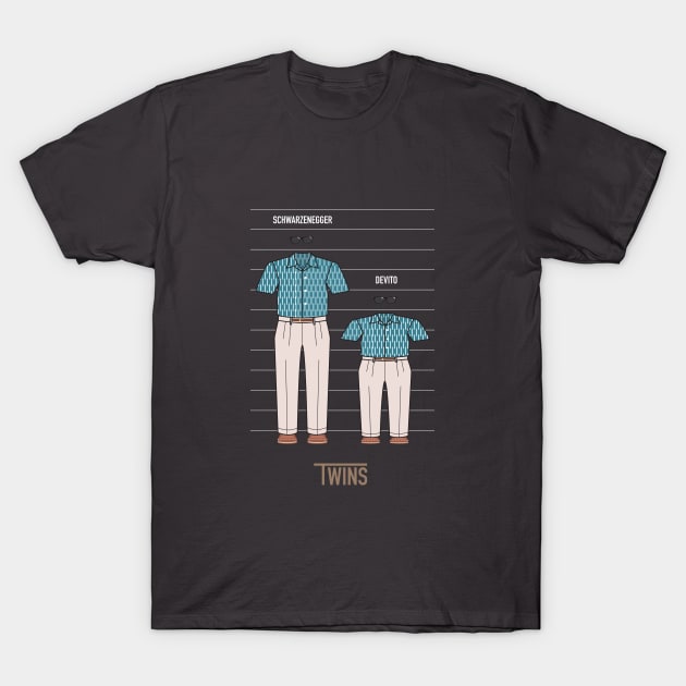 Twins T-Shirt by MoviePosterBoy